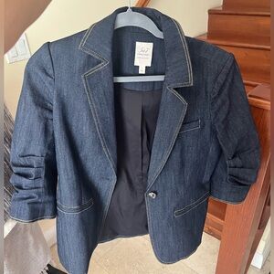 Cinq ā sept Denim Blazer Jacket